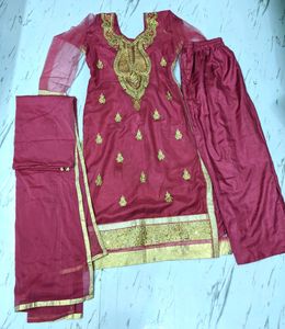 Suit Set 3pc New Condition Designer Magenta Color