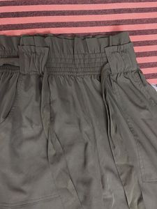 Olive Green High Waist Pants