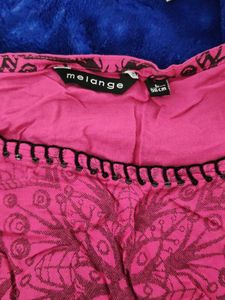 Vibrant Pink Mandala Print Dress