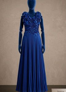 Stunning Royal Blue Ruched Dress