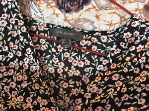 Floral Print Button-Up Dress