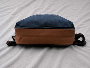 Imported Korean Premium Navy Canvas Backpack