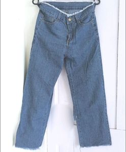 Wide Leg Cotton Jean
