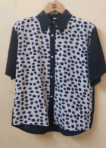 Retro Polka Dot Blouse