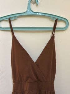 Brown  Dress