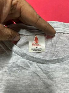 Grey Christmas Graphic Tee