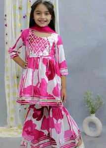 Price drop!Girl Sharara Suit  Label Size 34