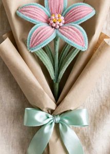 Handmade Blue Flower Bouquet