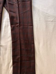 Arvind Checkered 3 Piece Suit Set With Cover