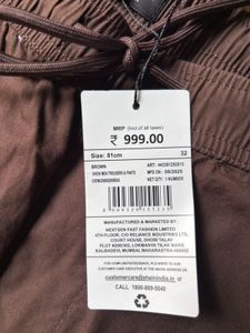 Brown Cargo Joggers