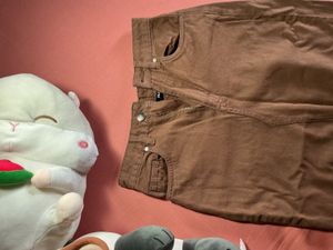 WESTSIDE Brown denim skirt