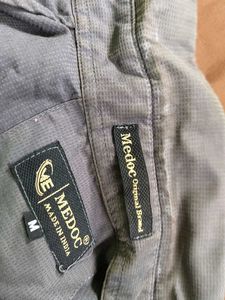 combo Men's Dark Gray Jeans and Button-Up Shirt