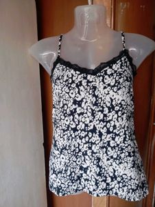 Cute Gothic Print Camisole Top