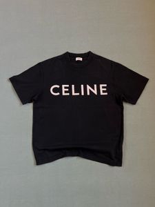 CELINE Black Logo T-Shirt