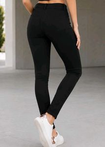 Classic Black Slim Fit High Waist Jeans