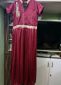 Maroon Gown