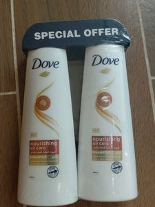 Dove Nourishing Oil Care Shampoo Twin Pack