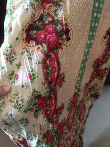 Floral Print Kurta with dupatta for women