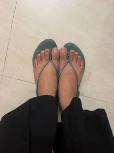 Stylish Embellished Flip-Flops