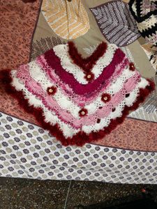 Handmade Crochet Poncho Cape winters