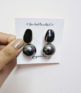 Combo Of 2 Korean Glass Pearl Earring