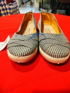 Cute Checked Pattern Casual Shoes For Women