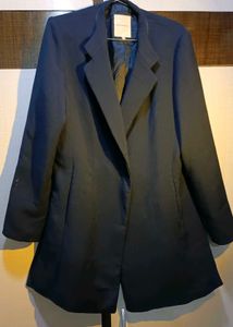 Elegant Improted Navy Blue Coat
