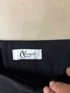 Black formal flared pant