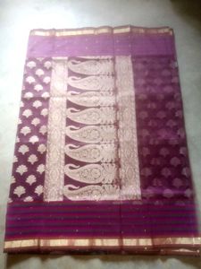 New Saree &16 red bangles
