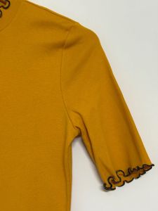 Mustard Yellow Bodycon Mini Dress
