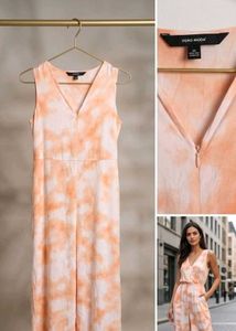Vero Moda Orange Tie-Dye Jumpsuit