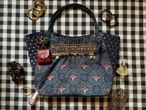 Bohemian Blue Shoulder Bag