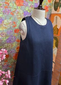 Classic Navy A-Line Dress