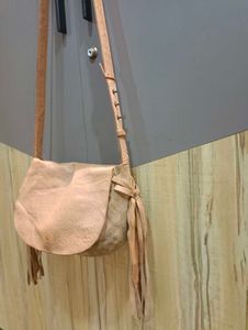 Pepe jeans Suede Fringe Crossbody Bag