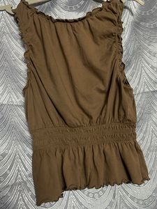 American Eagle Smocked Y2k Top