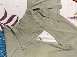 Ribbed Flare Pants