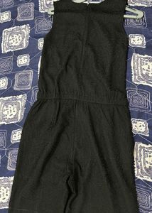 Chic Black Sleeveless Wide-Leg Jumpsuit
