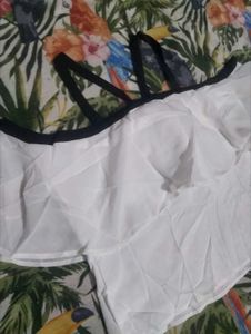 Chic Off-Shoulder White Blouse