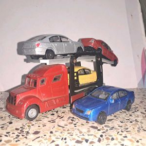ToysRUs Red Miniature Car Loader truck