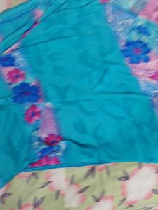 Floral Print Saree