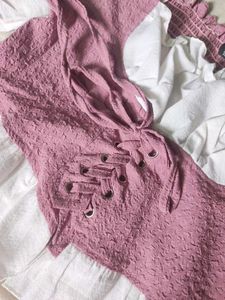 Corset Puff Sleeve Bustier Cute Top
