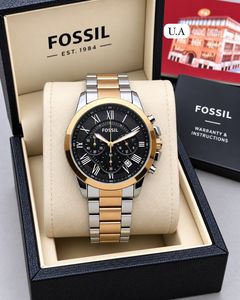Fossil Black Chronograph Watch