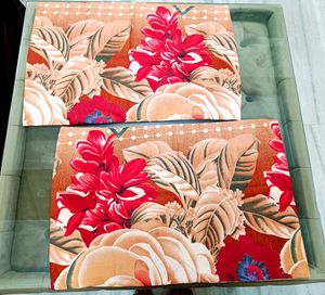 Vintage Floral Cotton Pillow Covers