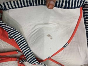 Coral Patterned Bikini Top 🇦🇨