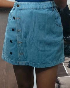Denim Skort