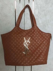 Quilted YSL tote bag