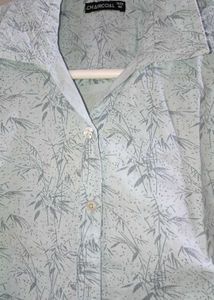 Printed Casual Shirt –Bamboo Leaf Design