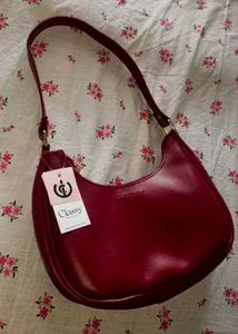 Classy Burgundy Shoulder Bag