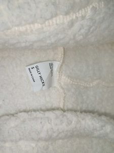 Cozy White Hoodie with Bear Ears