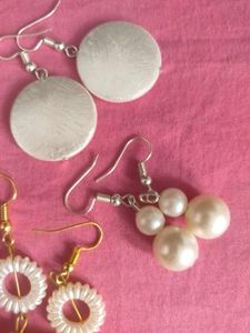 Pearl Earrings Set